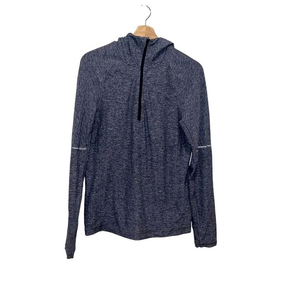 Lululemon Blue 1/2 Zip Hoodie Pullover Athletic Long Sleeve Womens  Shirt  Size - Picture 1 of 10